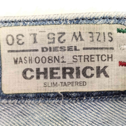 ディーゼル DIESEL ダメージ加工 ローライズ ストレッチ スキニー デニムパンツ レディース W25/L30
