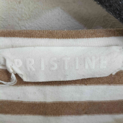 PRISTINE オーガニックコットンボーダーカットソー バスク レディース JPN:M