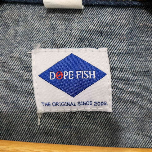 DOPE FISH 1st型 デニム トラッカー ジャケット メンズ import:XL