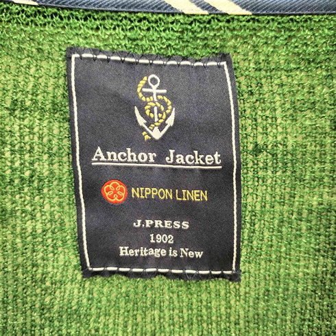 ジェイプレス J.PRESS NIPPON LINEN ANCHOR JACKET リネン アンカー ジャケット メンズ JPN:M