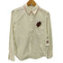 コムデギャルソンコムデギャルソン COMME des GARCONS COMME des GARCONS デザインステッチ カラー フラワー ワッペン L/S シャツ レディース