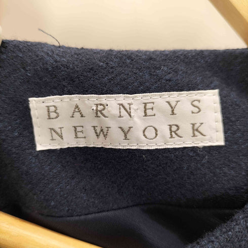 バーニーズニューヨーク BARNEYS NEWYORK 半袖ウールワンピース レディース 40