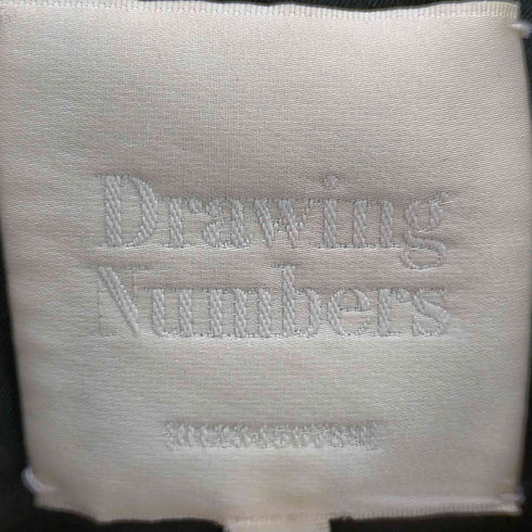 drawing numbers ショールカラー チェスターコート レディース 38
