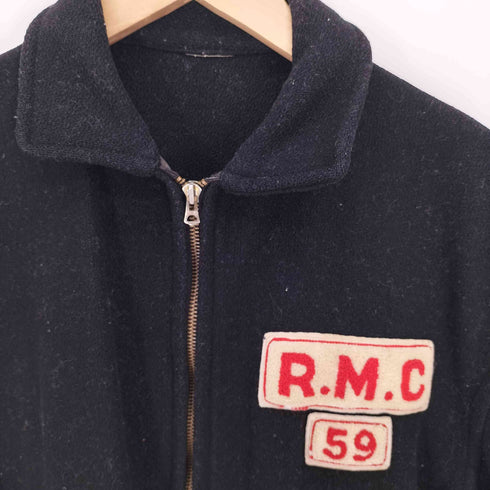 RMC 59 ワッペン LIGHTNING ジップ ベル型 スポーツ ジャケット メンズ