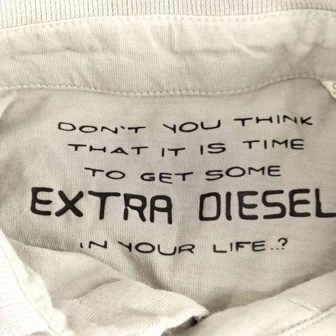 ディーゼル DIESEL エンブレム刺繍ロゴ ポロシャツ メンズ S