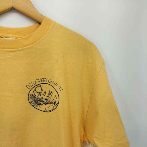 アンビル Anvil 90S DISCOVERY CAMP ’97 袖/裾シングル クルーネックTシャツ メンズ import:L