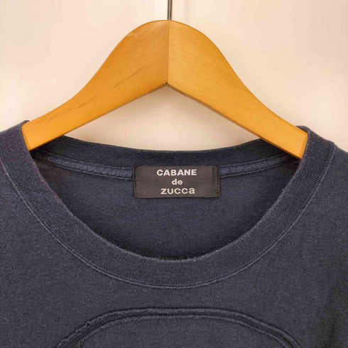 カバンドズッカ CABANE de ZUCCa 製品染め スカルデザイン クルーネック Tシャツ Y2K レディース JPN:M