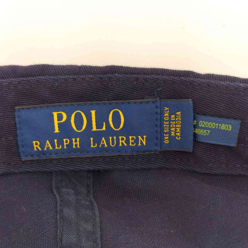 ポロラルフローレン POLO RALPH LAUREN ポニー刺繍 6パネル キャップ メンズ