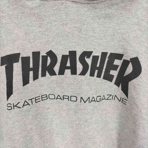 スラッシャー THRASHER ロゴプリント ドローコード プルオーバー パーカー メンズ import:L