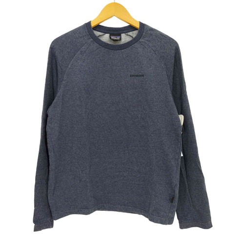 パタゴニア patagonia organic cotton P-6 ロゴプリント ラグラン ロングスリーブ Tシャツ メンズ import:S