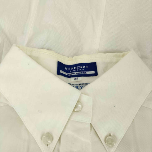 バーバリーブルーレーベル BURBERRY BLUE LABEL ホース刺繍ロゴ 半袖シャツ レディース 38