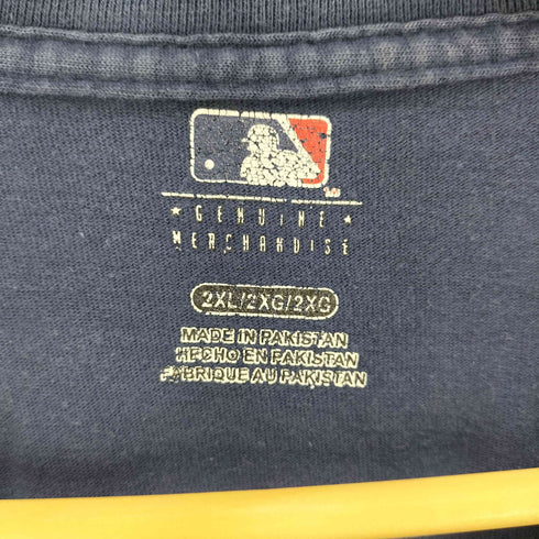 00S ベースボールチーム キャラクター ワッペン プリント S/S クルーネック Tシャツ メンズ 2XL