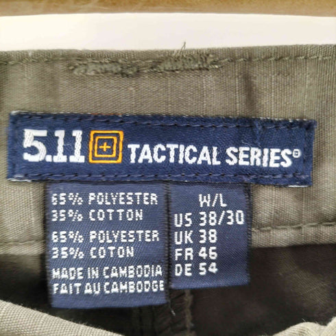 タクティカル 5.11 Tactical リップストップ カーゴパンツ メンズ 38X30