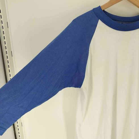 ソフェシャツ SOFFE SHIRTS 80-90S USA製 ポリコットン ラグラン シングルステッチ クルーネック Tシャツ メンズ import:XL