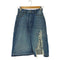 ジースターロー G-STAR RAW A-LIVE MIDI RP SKIRT スリットダメージスカート レディース W24