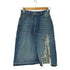 ジースターロー G-STAR RAW A-LIVE MIDI RP SKIRT スリットダメージスカート レディース W24