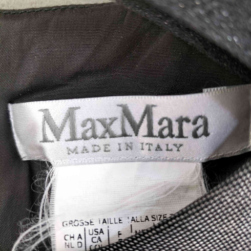 マックスマーラ MAX MARA 白タグ パーティーノースリーブワンピース レディース US:4