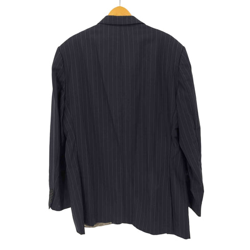 アクアスキュータム AQUASCUTUM ストライプ 3B テーラードジャケット メンズ 48
