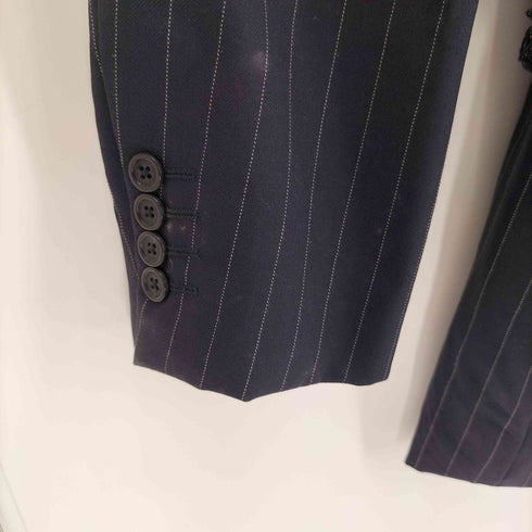 アクアスキュータム AQUASCUTUM ストライプ 3B テーラードジャケット メンズ 48