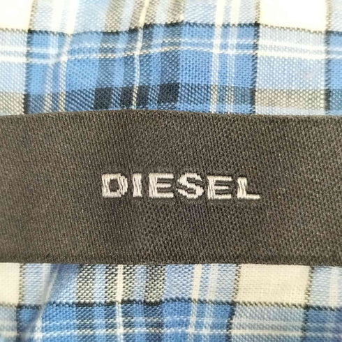 ディーゼル DIESEL タータンチェック ショートスリーブ ポケットシャツ メンズ import:S