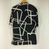 ザラ ZARA ノーカラー 総柄 シアサッカーシャツ メンズ US S