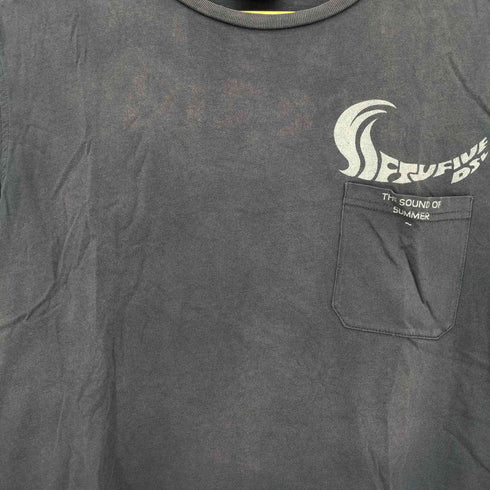 フィフティーファイブディーエスエル 55DSL 両面プリント ポケット Tシャツ メンズ import:M