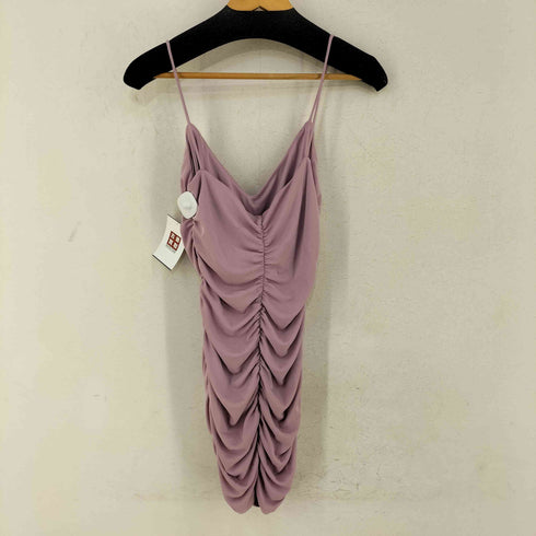 ザラ ZARA シャーリングキャミトップ レディース import:M