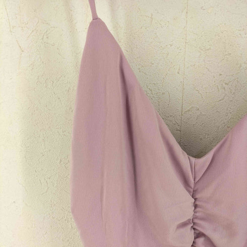 ザラ ZARA シャーリングキャミトップ レディース import:M