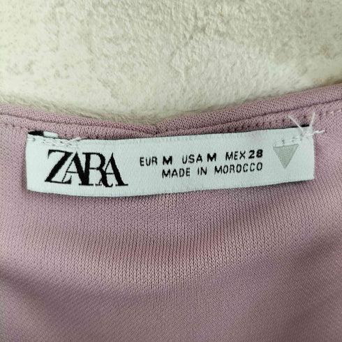 ザラ ZARA シャーリングキャミトップ レディース import:M