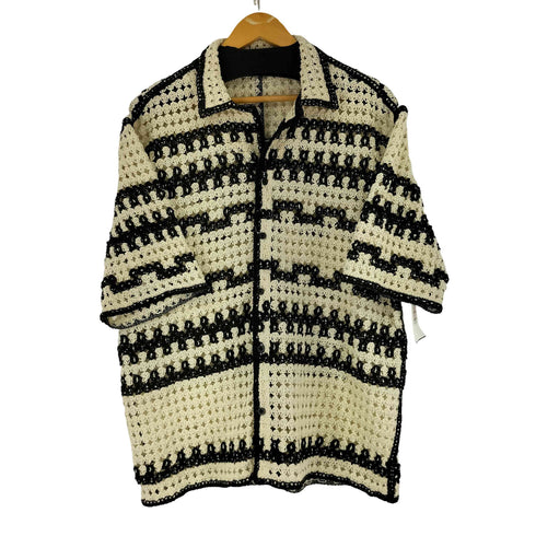ザラ ZARA クロシェ S/S シャツ メンズ US XL