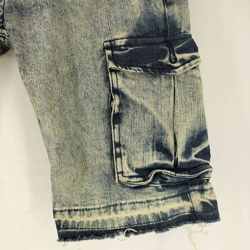 グラッドニュース GLAD NEWS スタッズ加工 デニムショーツ メンズ JPN:3