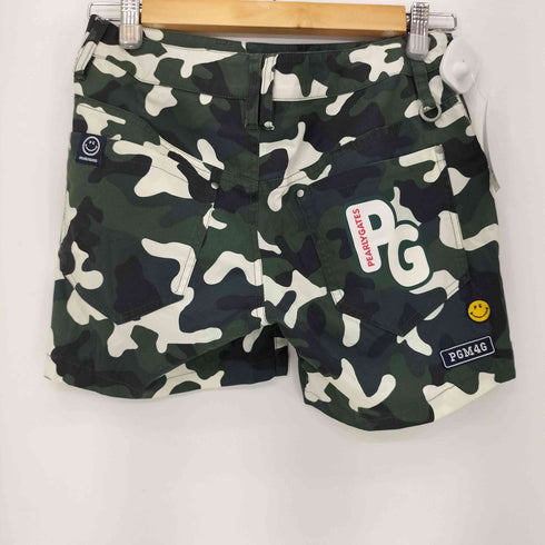 パーリーゲイツ PEARLY GATES にこちゃんロゴ 迷彩 カモ ショーツ レディース JPN:0