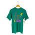 90s USA製 袖シングル 裾ダブルステッチ フロントプリント Tシャツ メンズ import:M
