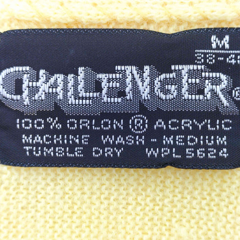 チャレンジャー CHALLENGER 亀刺繍 アクリルカーディガン メンズ import:M