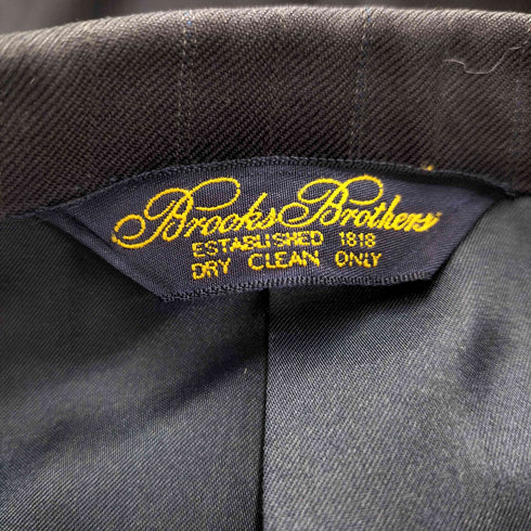 ブルックスブラザーズ BROOKS BROTHERS 1818 背抜き ストライプ ウール スーツセットアップ 2B メンズ A6