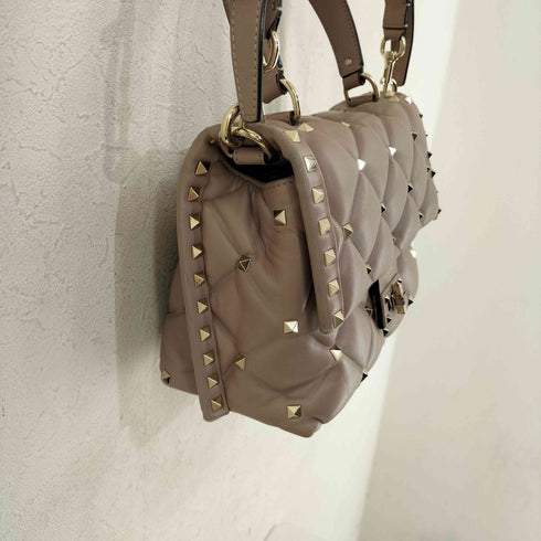 ヴァレンティノ Valentino CANDY STUDDED TOP HANDLE 2WAYショルダーバック レディース