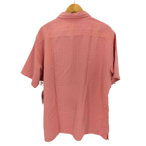 クラフトアンドバロー Croft&Barrow ストライプ S/S シャツ メンズ JPN:XL