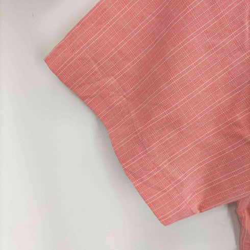 クラフトアンドバロー Croft&Barrow ストライプ S/S シャツ メンズ JPN:XL