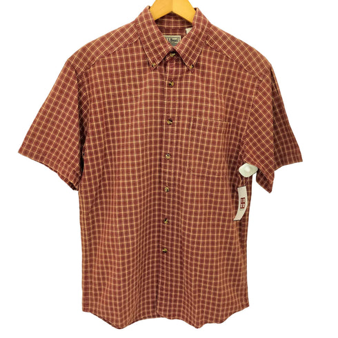 エルエルビーン L.L.Bean チェック S/S ボタンダウン シャツ メンズ import:S