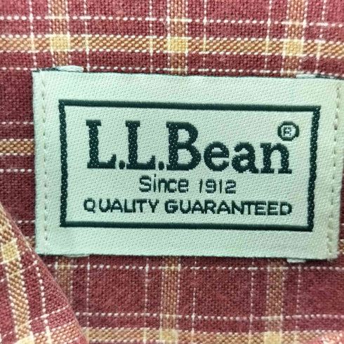 エルエルビーン L.L.Bean チェック S/S ボタンダウン シャツ メンズ import:S