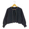 ユナイテッドアローズグリーンレーベルリラクシング UNITED ARROWS green label relaxing フェイクパール クロップド カーディガン -ウォッシャブル レディース