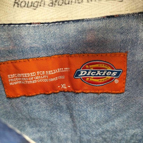 ディッキーズ Dickies rough around the edges チェック S/S シャツ メンズ JPN:XL