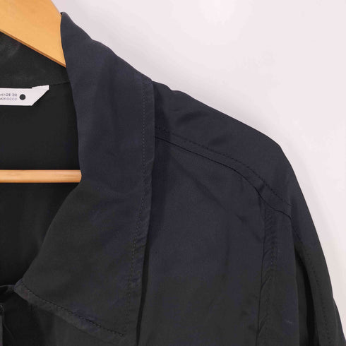 ザラ ZARA フラップポケット ウエストコード ノースリーブ トロミシャツ レディース import:M