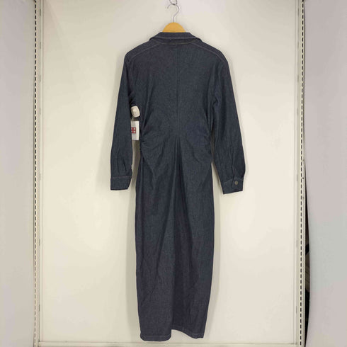 ザラ ZARA DENIM EFFECT SHIRTDRESS デニムシャツワンピース レディース import:L