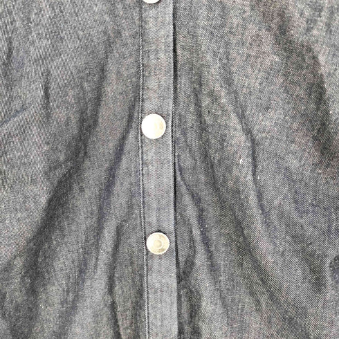 ザラ ZARA DENIM EFFECT SHIRTDRESS デニムシャツワンピース レディース import:L
