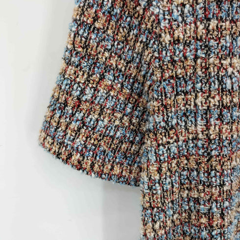 ザラ ZARA パール ツィード ワンピース レディース import:M