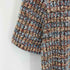 ザラ ZARA パール ツィード ワンピース レディース import:M