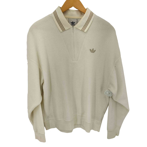 アディダスオリジナルス adidas Originals Bouclette Shirt パイルハーフジップシャツ レディース JPN:L