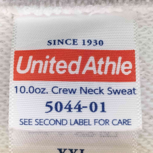 ユナイテッドアスレ UNITED ATHLE 猫プリント クルーネックスウェット メンズ JPN:XXL