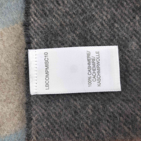 ポールスミス Paul Smith チェック柄 カシミヤ フランジ マフラー レディース